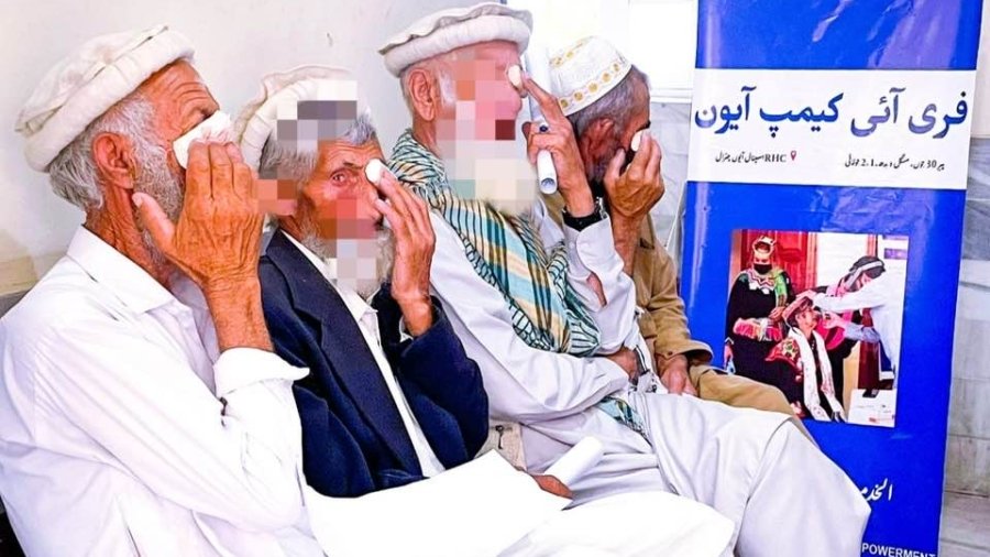 Care-free eye camp organized by Al-Khidmat concludes