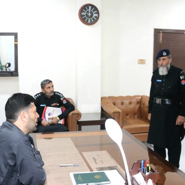DPO Mohmand meeting with police force