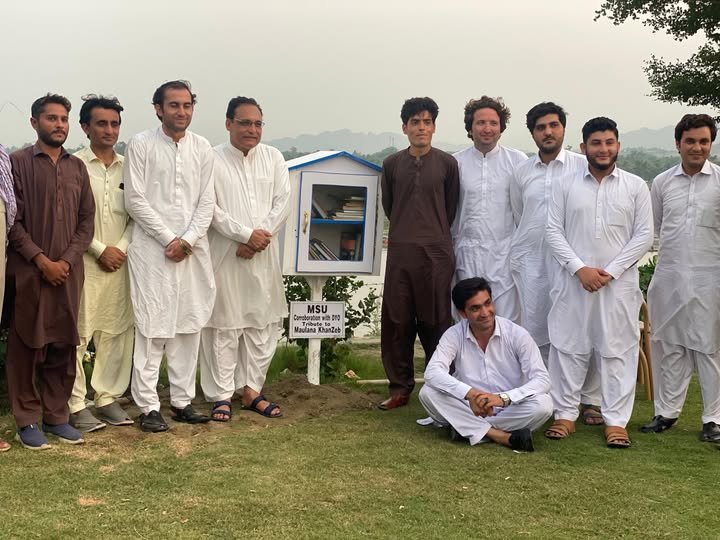 Book Friendship Campaign of Mohmand Students Union, Establishment of River Bank Library