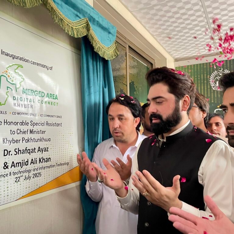 Launch of "Merged Areas Digital Connect" program in Khyber District