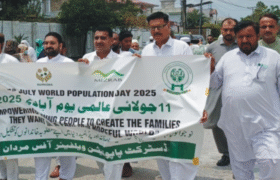World Population Day was celebrated in Mardan like all over the world including Pakistan