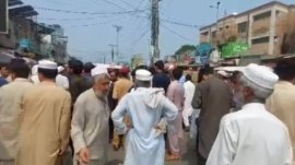Rickshaw Drivers Protest in Charsadda Against "Cruel" Road Tax