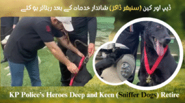 KP Police’s Heroes Deep and Keen (Snipper Dogs) Retir