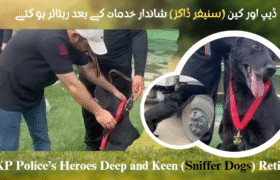 KP Police’s Heroes Deep and Keen (Snipper Dogs) Retir