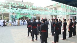 The grand celebration of Independence Day was organized under the supervision of the district administration