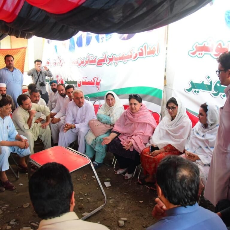 Chairperson Benazir Income Support Program Senator Rubina Khalid's visit to Buner district