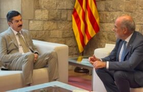 Governor of Khyber Pakhtunkhwa met with Foreign Minister of Spain and Catalonia