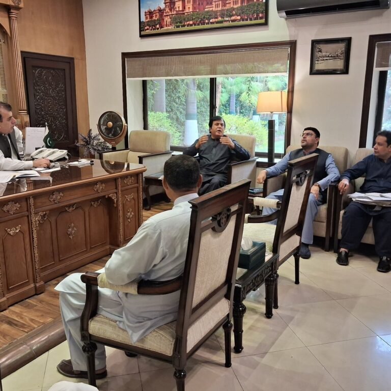 A meeting regarding the Jabba Dam under construction in Khyber District under the chairmanship of Commissioner Peshawar