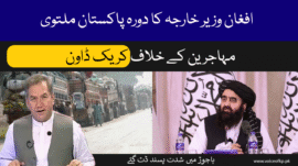 افغان وزیر خارجہ کا دورہ پاکستان ملتوی