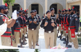The function was organized on the occasion of Abbottabad Police Martyrs Day
