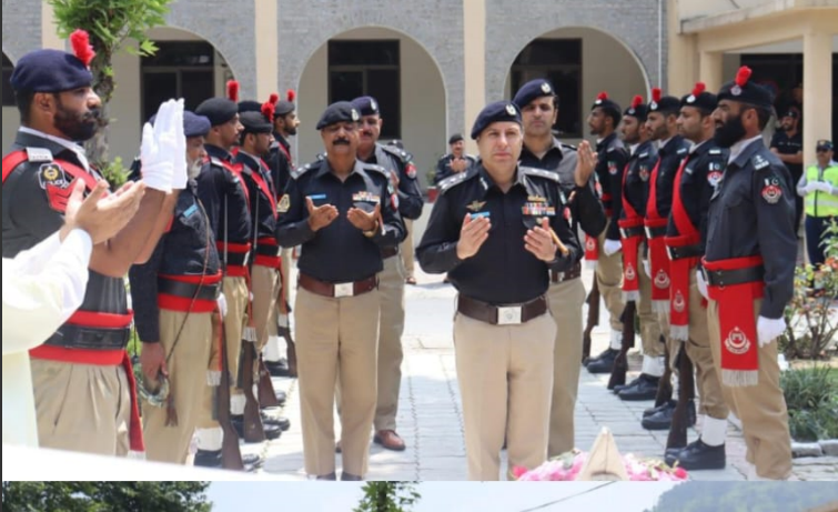 The function was organized on the occasion of Abbottabad Police Martyrs Day