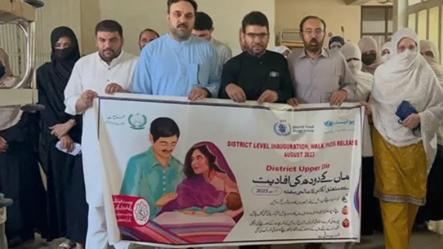 Organizing seminars in Mohmand and Deer Bala regarding mother's milk