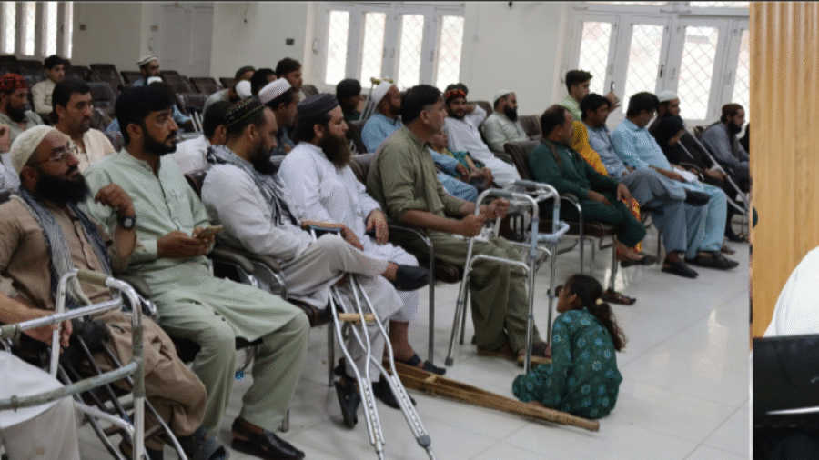 Orakzai: Organizing a function regarding Independence Day for laborers