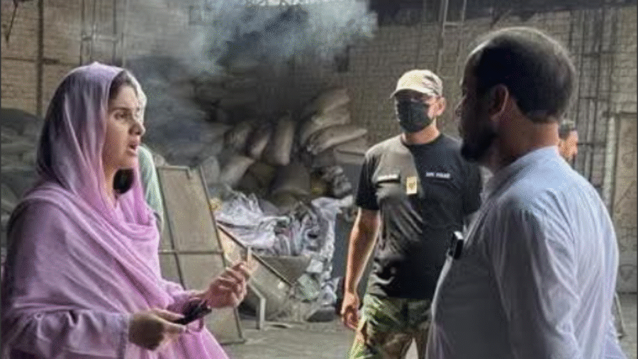Peshawar district administration crackdown on illegal factories