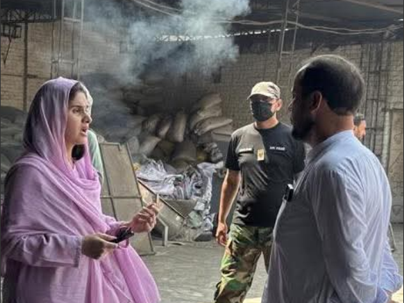 Peshawar district administration crackdown on illegal factories