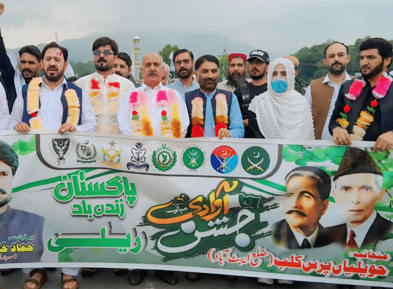Haveliyan: A Pakistan Zinda Bad rally was organized by the Press Club