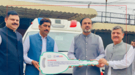Peshawar: USAID donated two ambulances to the Department of Health