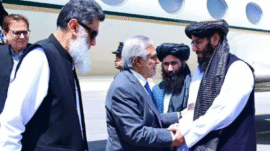 Deputy Prime Minister Ishaq Dar reached Kabul to participate in the tripartite talks