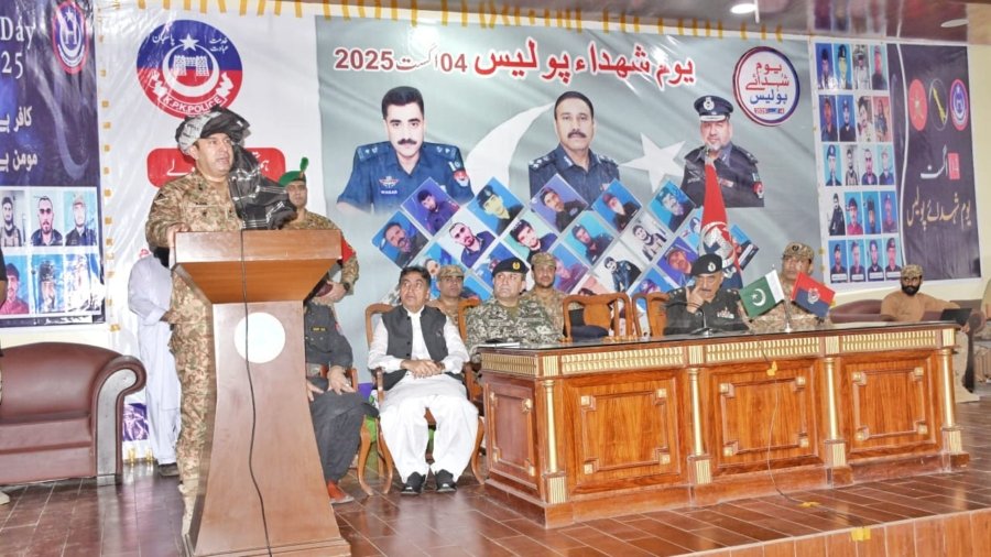 Police Martyrs' Day ceremony was organized in Miranshah Police Lines