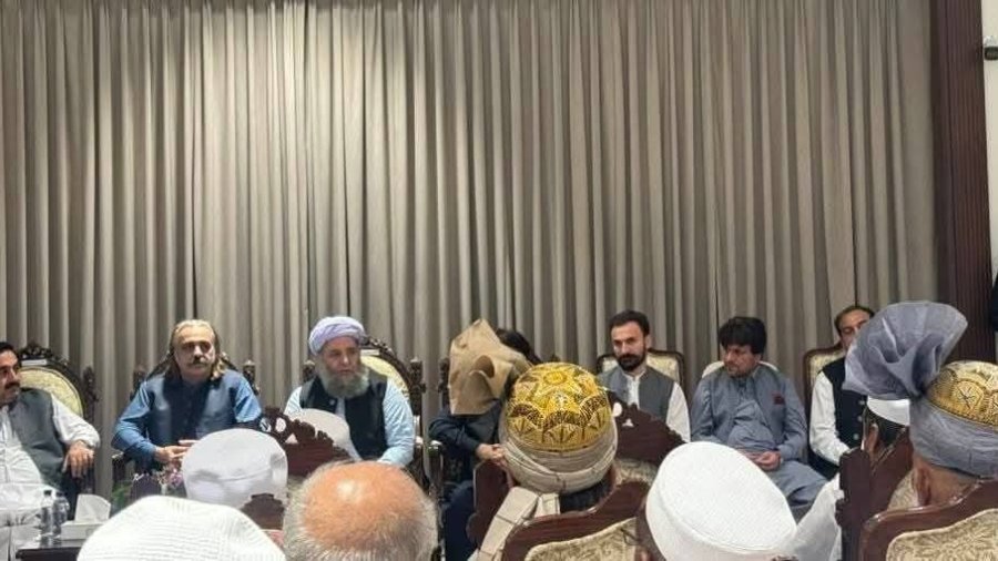 Grand Jirga of Bajaur tribal elders under the chairmanship of Chief Minister Khyber Pakhtunkhwa