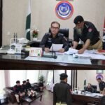 Mardan: In order to solve the problems of police officers and jawans in the DPO office, an orderly room was held