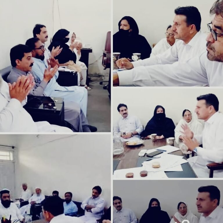 Mardan: Emergency meeting regarding flood affected people and areas