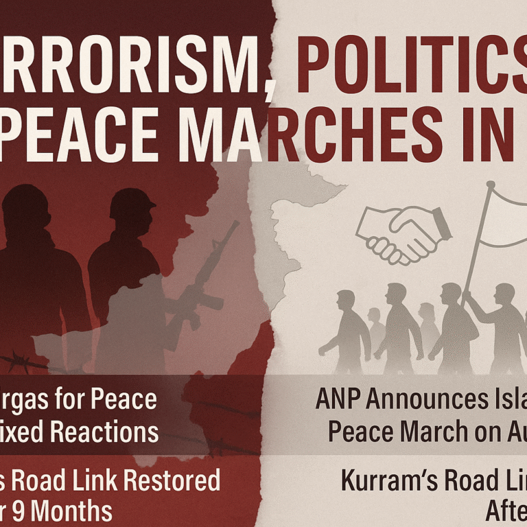 Terrorism, Politics & Peace Marches in KP