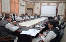 Regarding the immediate prevention of dengue, a meeting was held under the chairmanship of Commissioner Peshawar Division Riaz Khan Mehsud