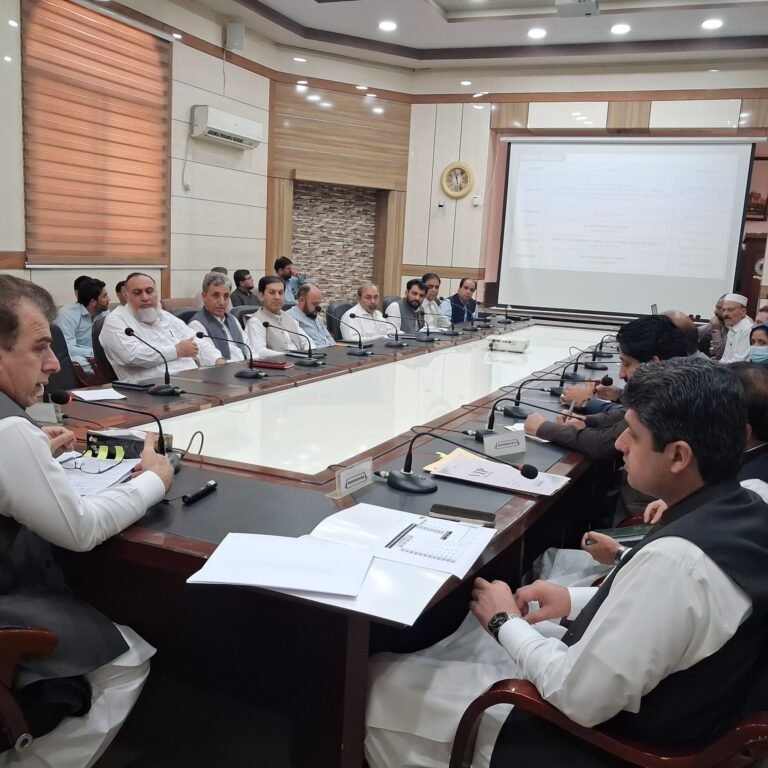 Regarding the immediate prevention of dengue, a meeting was held under the chairmanship of Commissioner Peshawar Division Riaz Khan Mehsud
