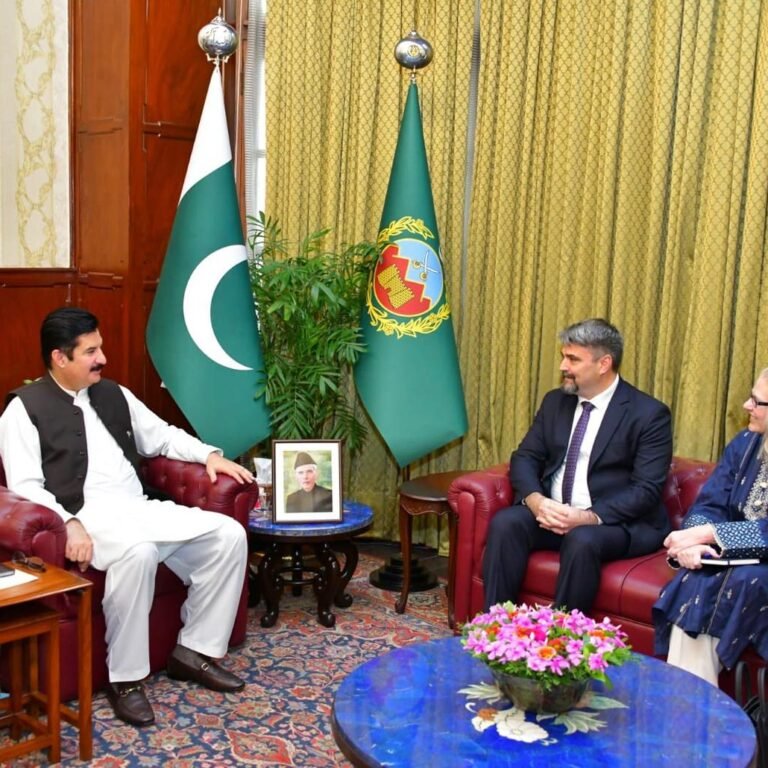 Governor Khyber Pakhtunkhwa met with the newly appointed US Consul General