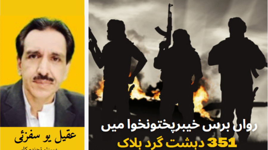 351 terrorists were killed in Khyber Pakhtunkhwa this year