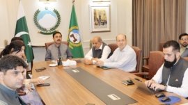 Business meeting presided over by the Chief Secretary