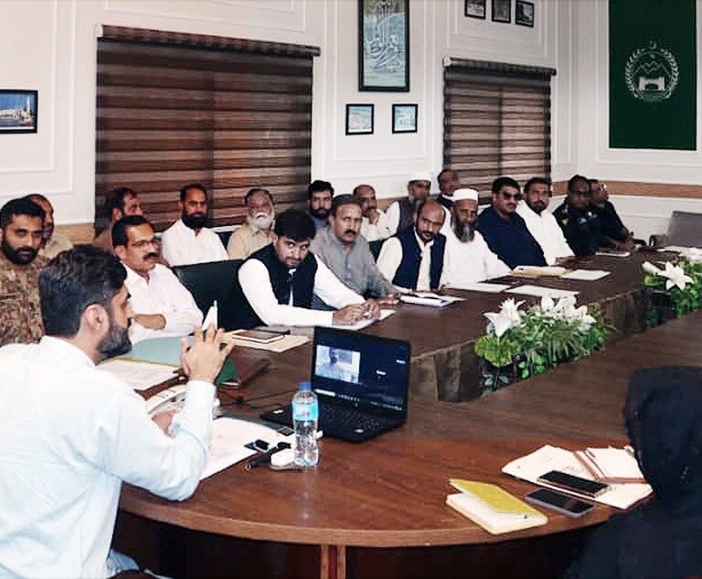 District Coordination Committee meeting chaired by Deputy Commissioner Abbottabad