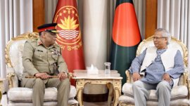 Chairman Joint Chiefs of Staff Committee General Sahir Shamshad Mirza visits Bangladesh