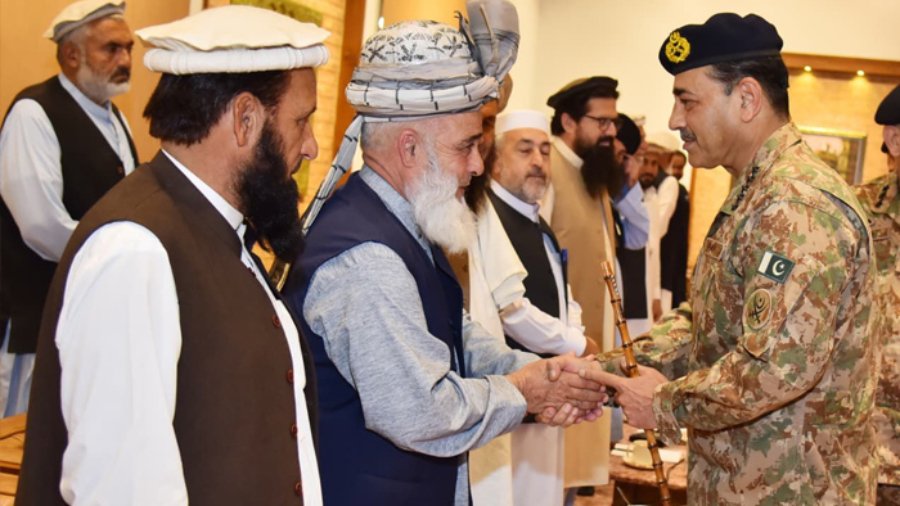 Field Marshal Syed Asim Munir visits Peshawar, meets with tribal elders' jirga