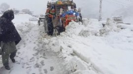First snowfall of winter at tourist spots of Khyber Pakhtunkhwa
