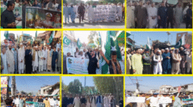 Solidairity Rallies against Afghanistan Aggression