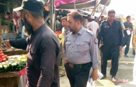 Traffic police Charsadda operation against encroachment