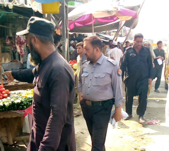 Traffic police Charsadda operation against encroachment