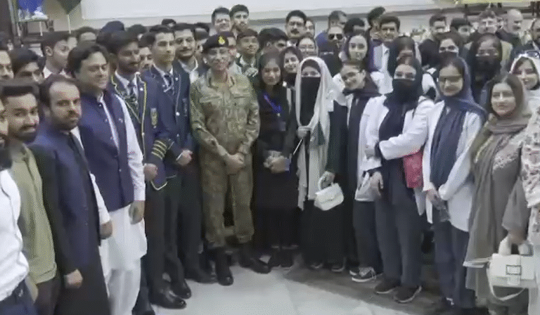 Abbottabad: DG ISPR holds special meeting with university teachers and students