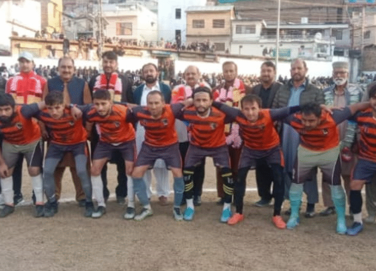 Abbottabad All Pakistan Hachi Habib-ur-Rehman Memorial Football Tournament underway at Kunj Football Stadium