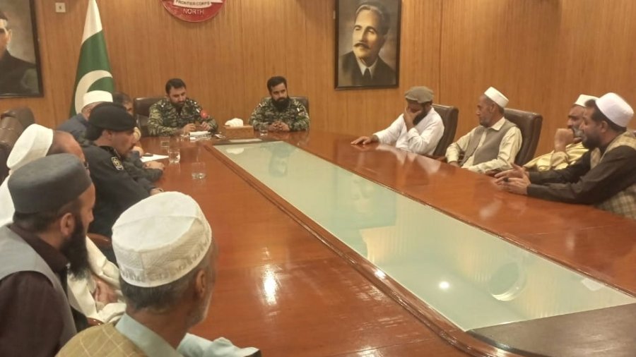 Jirga between Khyber District security forces and regional elders