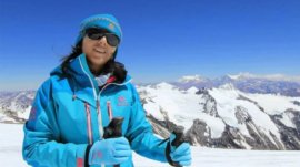 Another historic achievement by Pakistani mountaineer Samina Baig.