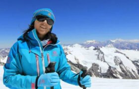 Another historic achievement by Pakistani mountaineer Samina Baig.