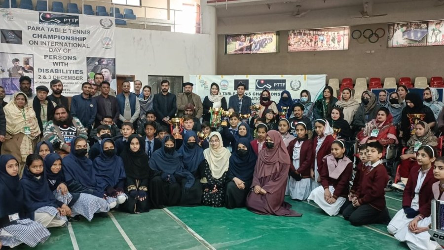 Peshawar: Two-day Para Table Tennis Championship concludes