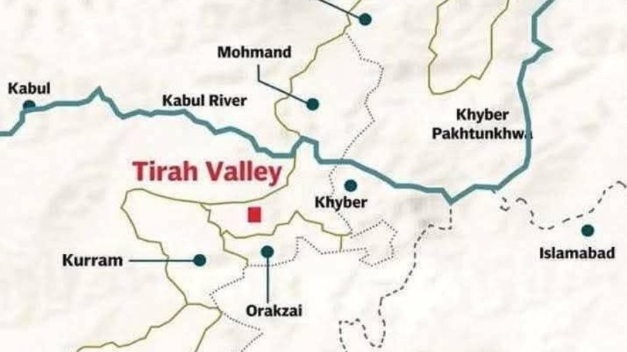 Decisive phase against terrorists in the Tirah Valley.