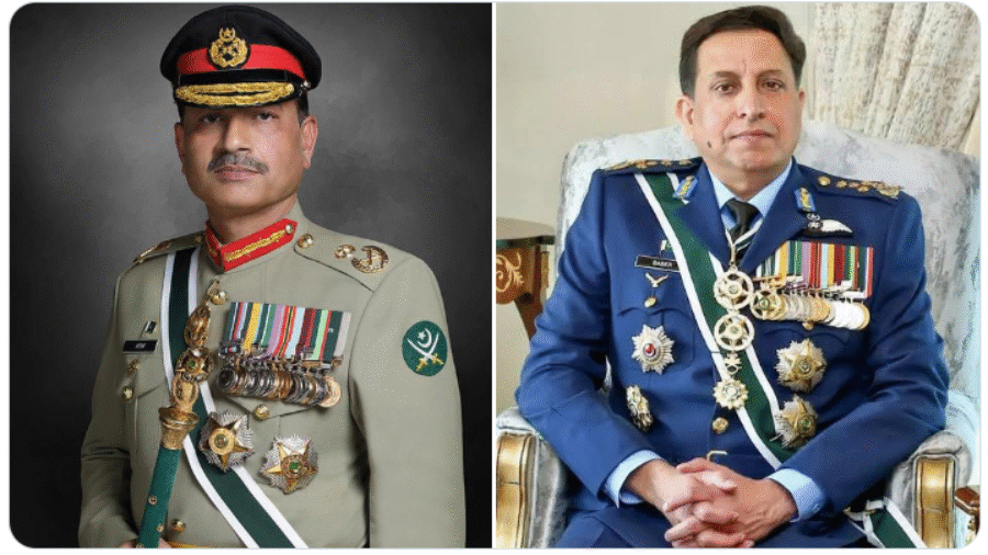 Field Marshal Syed Asim Munir and Chief of Air Staff