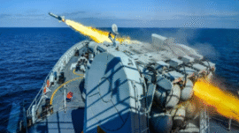 Pakistan Navy demonstrates firepower of air-to-air missile in Arabian Sea