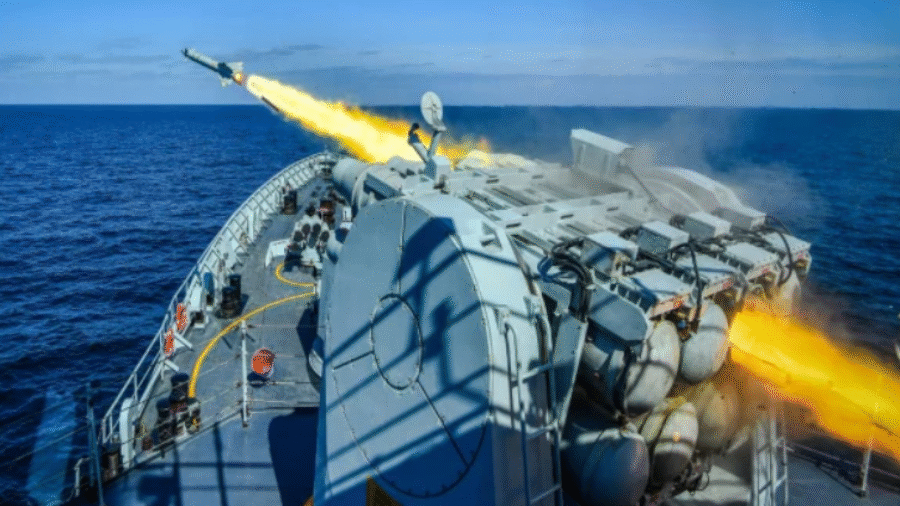 Pakistan Navy demonstrates firepower of air-to-air missile in Arabian Sea