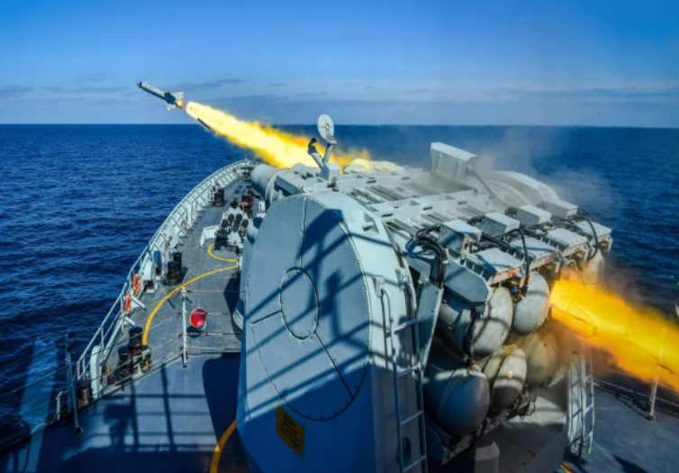 Pakistan Navy demonstrates firepower of air-to-air missile in Arabian Sea